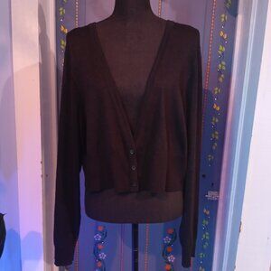Nine West Cropped Cardigan
